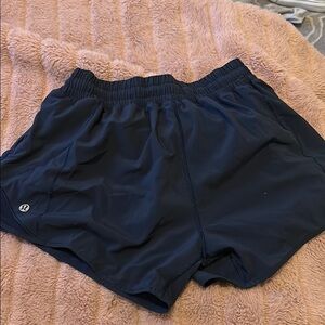 Navy Lulu hotty hot shorts